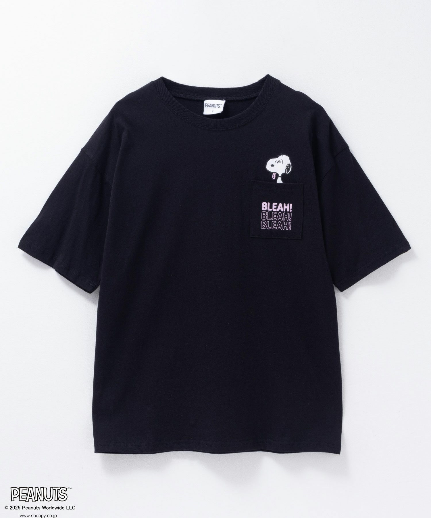 PEANUTS SNOOPY ポケットTシャツ レディース メール便 対応商品商品サムネイル-15