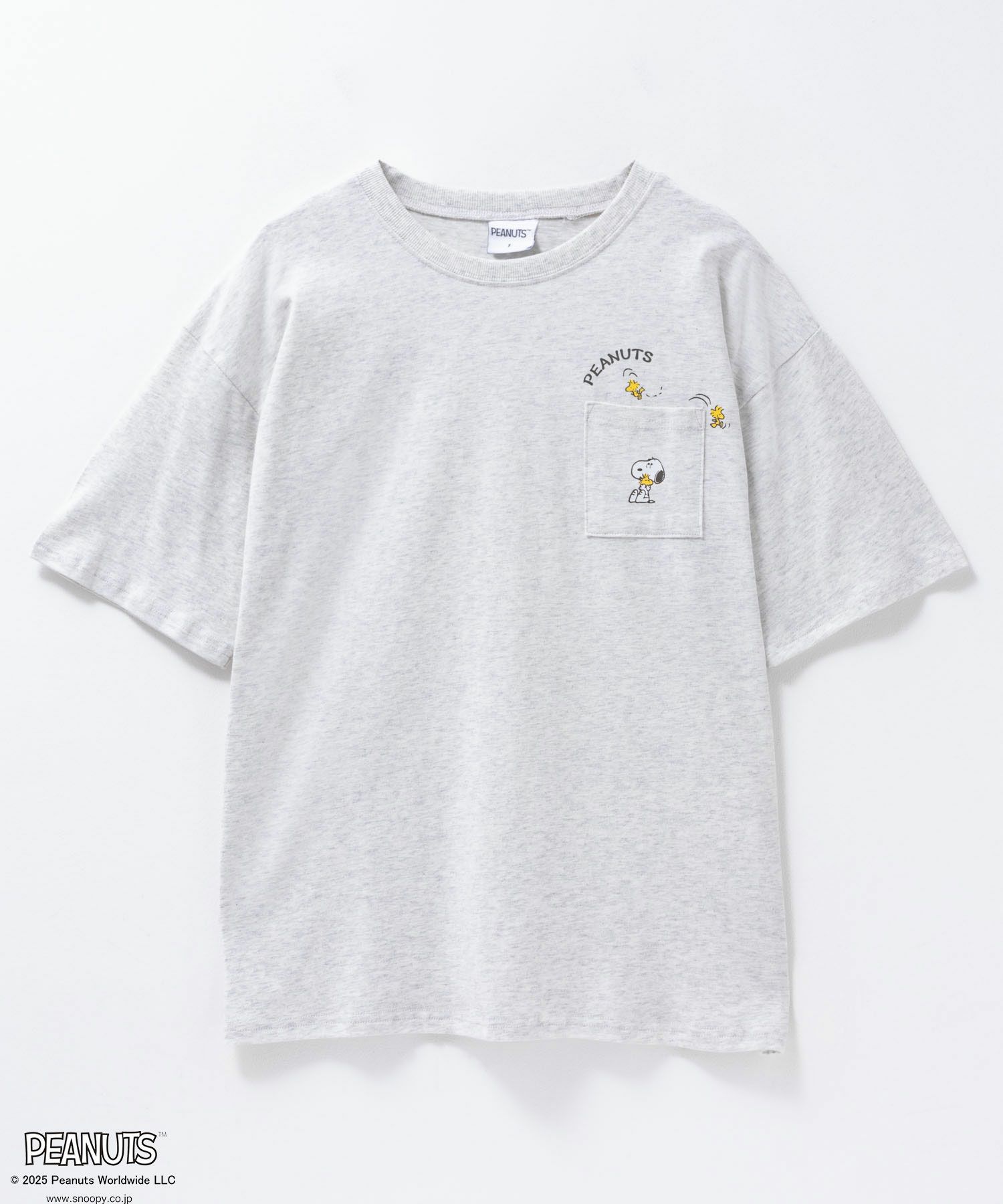 PEANUTS SNOOPY ポケットTシャツ レディース メール便 対応商品商品サムネイル-17