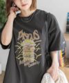 DISCUS プリントビッグTシャツ バーガー レディース ネコポス 対応商品