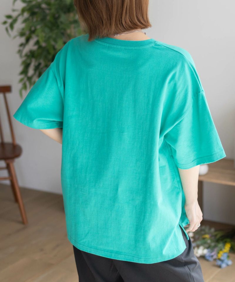 DISCUS  プリントビッグTシャツ バーガー レディース メール便 対応商品商品画像-8