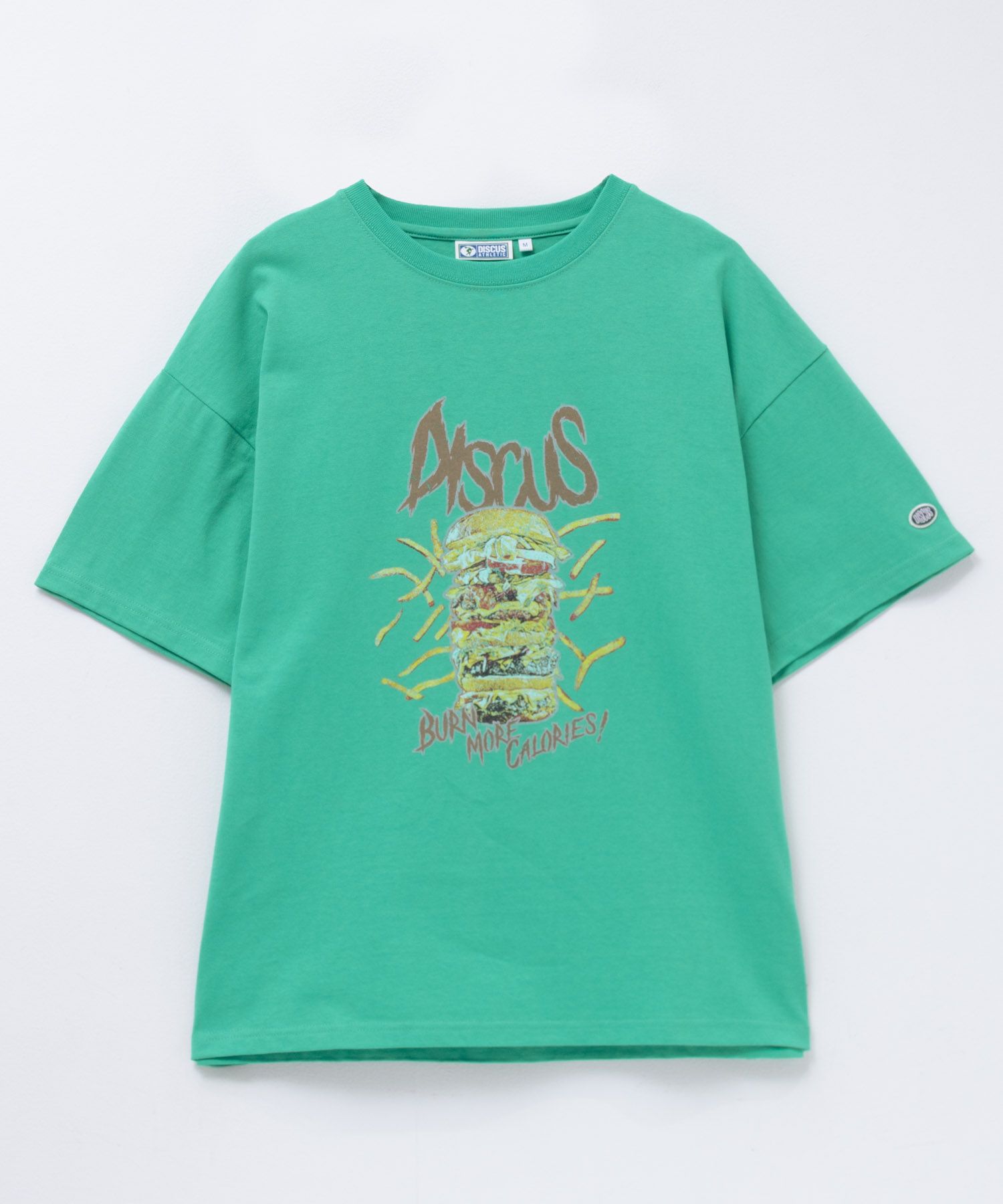 DISCUS プリントビッグTシャツ バーガー レディース ネコポス 対応商品