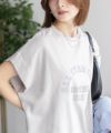 CONVERSE ポンチ素材 ボックスシルエットTシャツ レディース ネコポス 対応商品