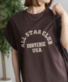 CONVERSE ポンチ素材 ボックスシルエットTシャツ レディース ネコポス 対応商品