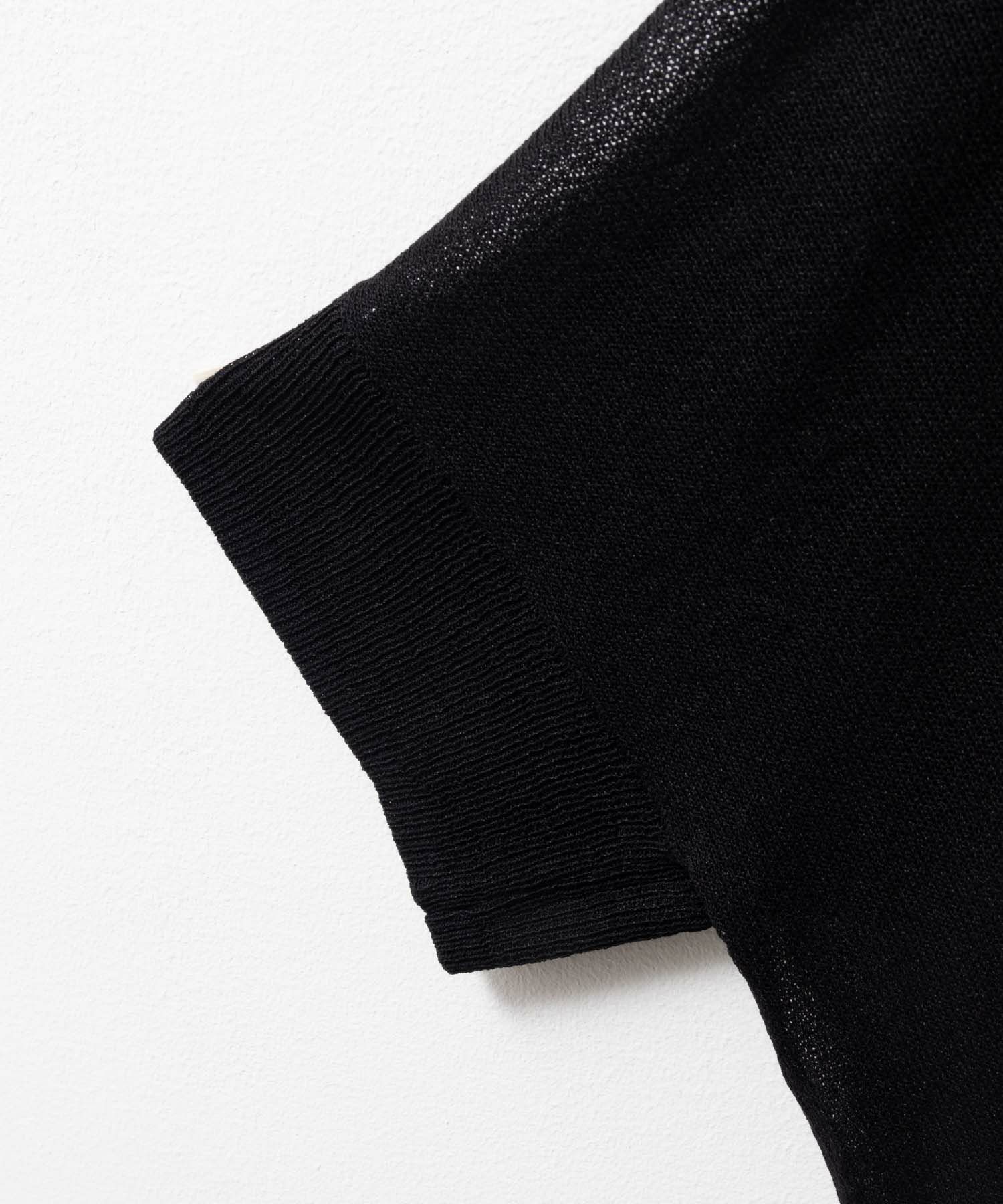 nAvy ポンチョシルエット5分袖Vネックカーディガン レディース