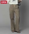 EDWIN ジャージーズ COOL イージーベイカーワイドデニムパンツ レディース