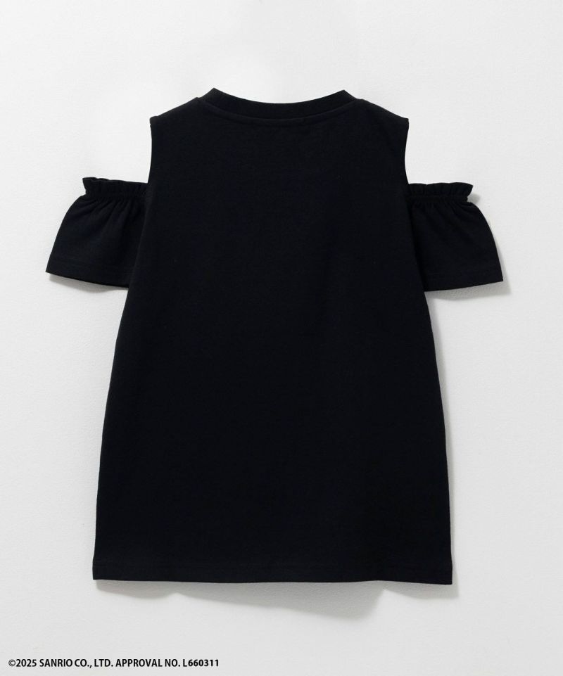 サンリオキャラクターズ ハローキティ 肩あきTシャツ キッズ メール便 対応商品商品画像-2