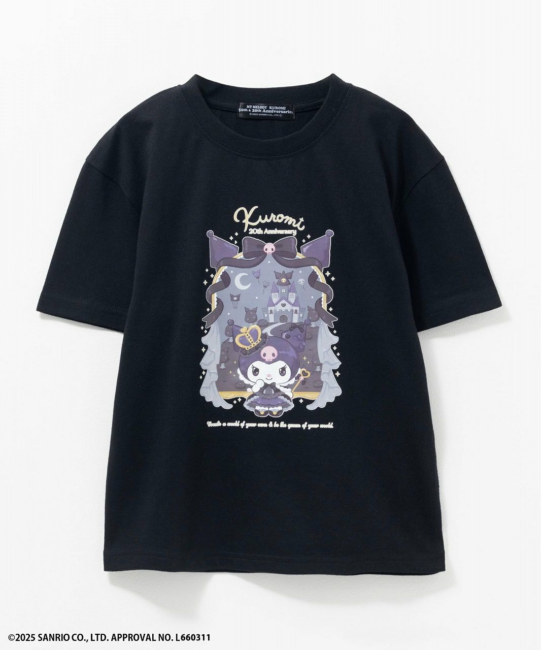 サンリオキャラクターズ クロミ マイメロディ 周年Tシャツ キッズ メール便 対応商品商品サムネイル-1