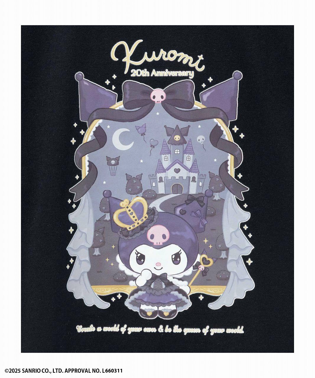サンリオキャラクターズ クロミ マイメロディ 周年Tシャツ キッズ メール便 対応商品商品画像-5