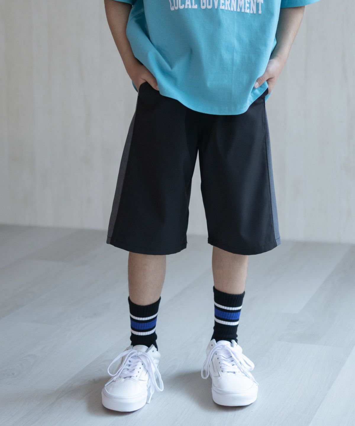 NAVY SARARI ギアショートパンツ キッズ