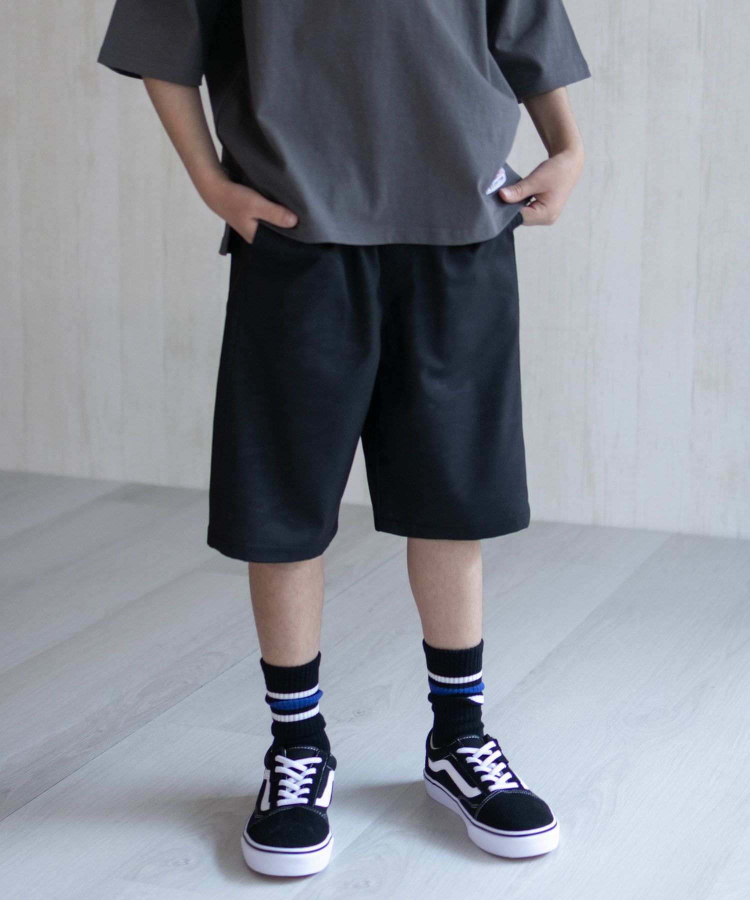 NAVY SARARI ギアショートパンツ キッズ