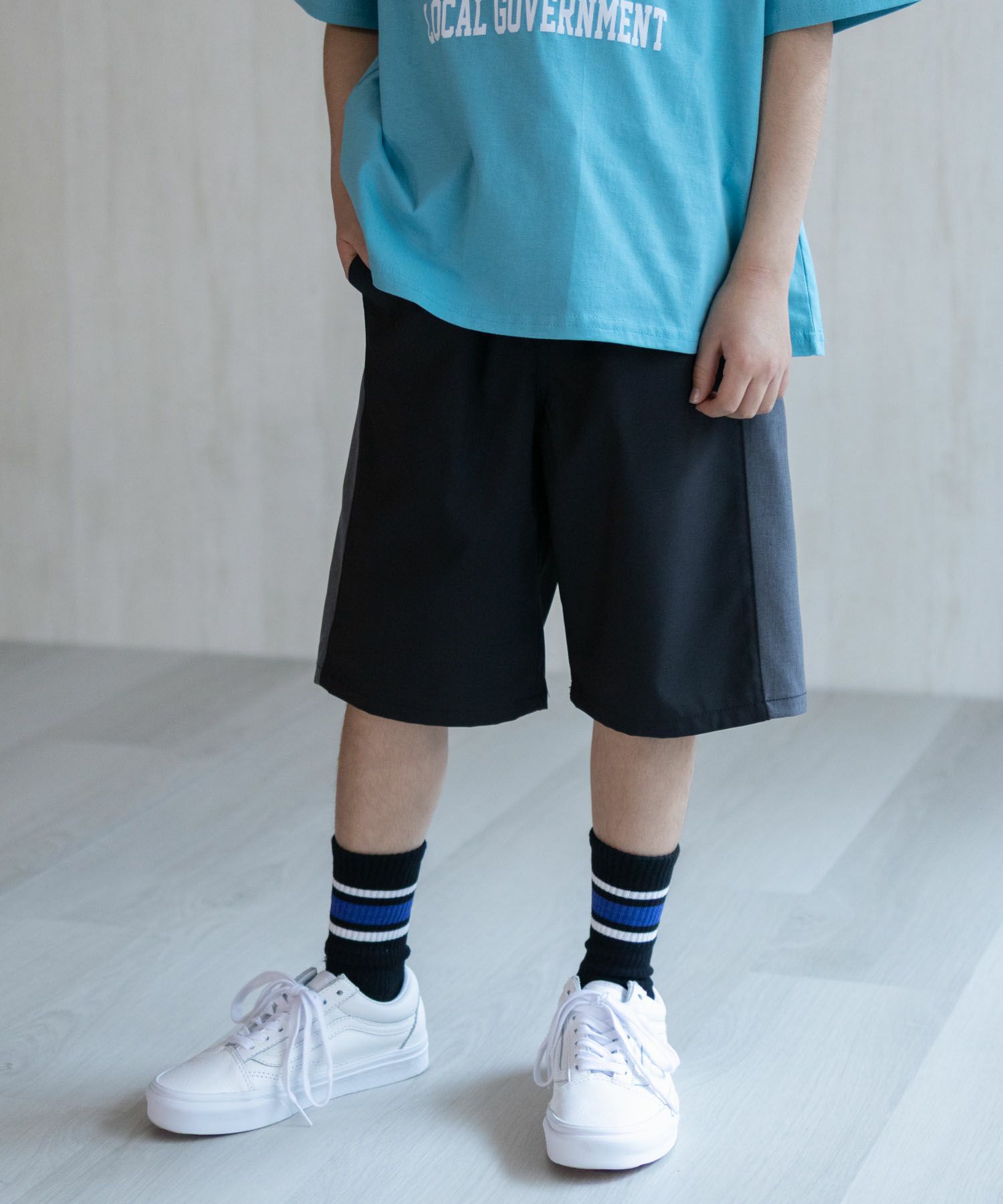 NAVY SARARI  ギアショートパンツ キッズ商品サムネイル-16