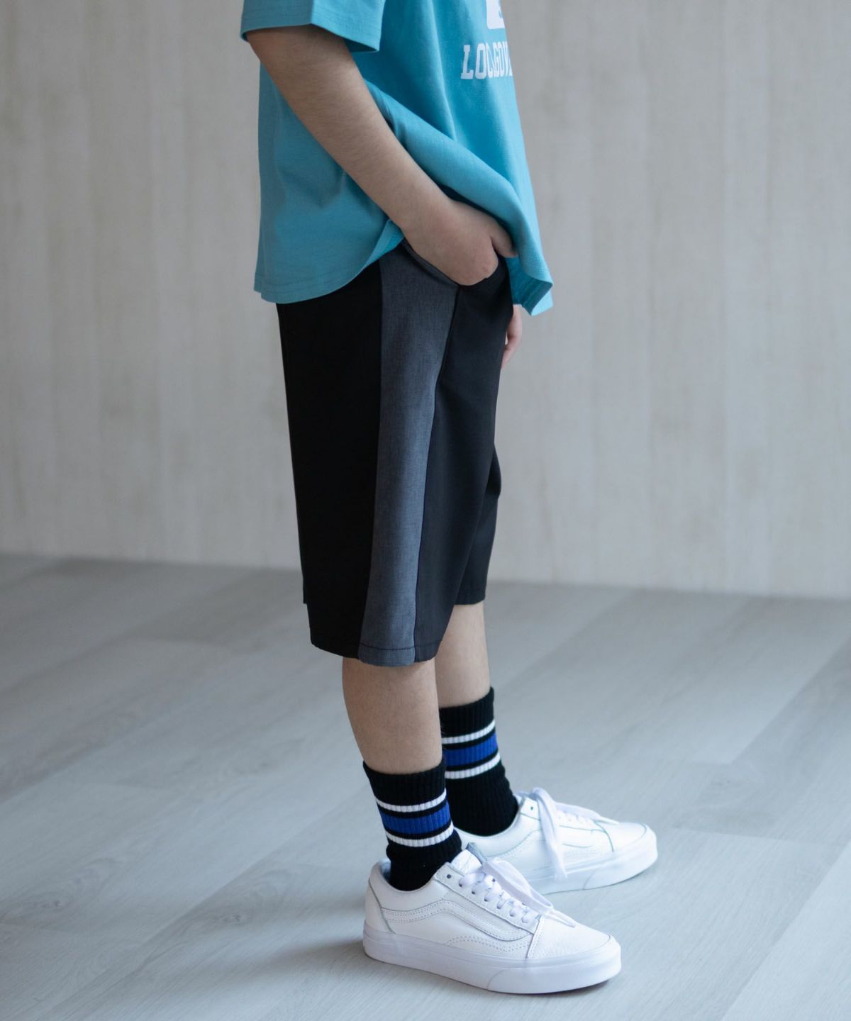 NAVY SARARI ギアショートパンツ キッズ