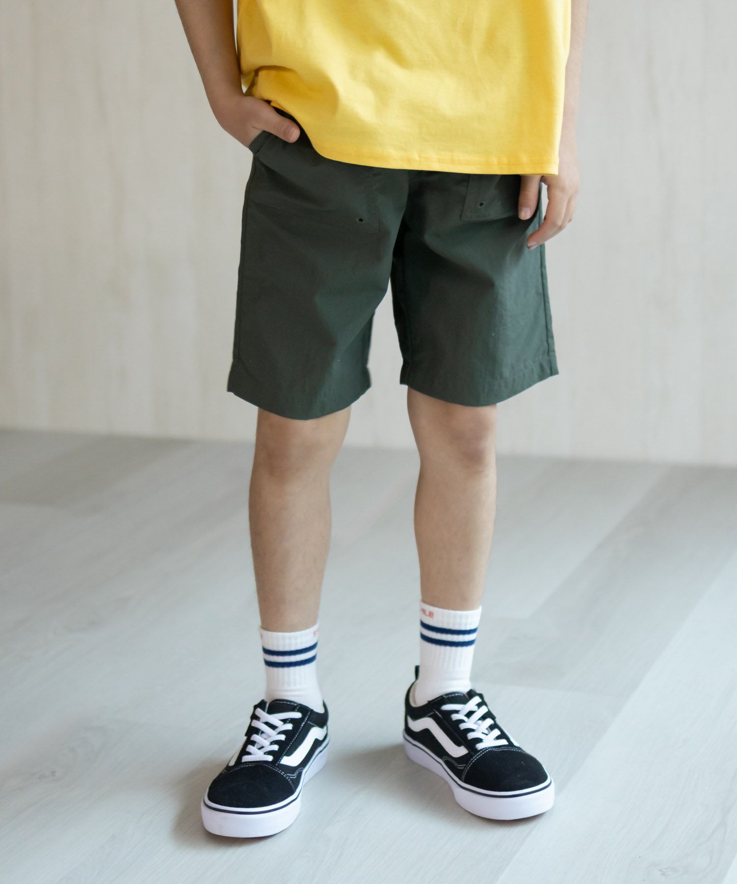 NAVY  水陸両用ナイロンショートパンツ キッズ商品サムネイル-3