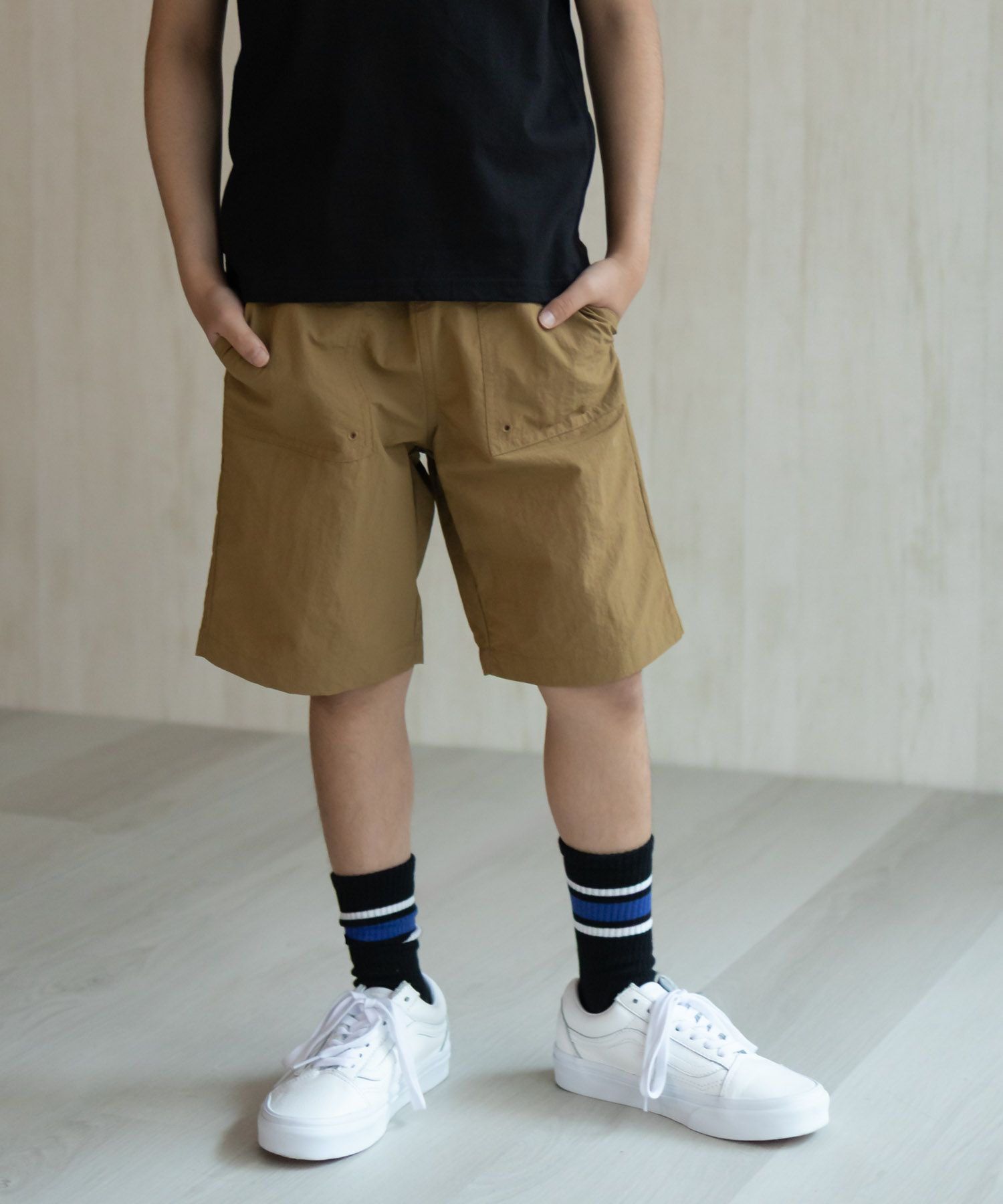 NAVY  水陸両用ナイロンショートパンツ キッズ商品サムネイル-5