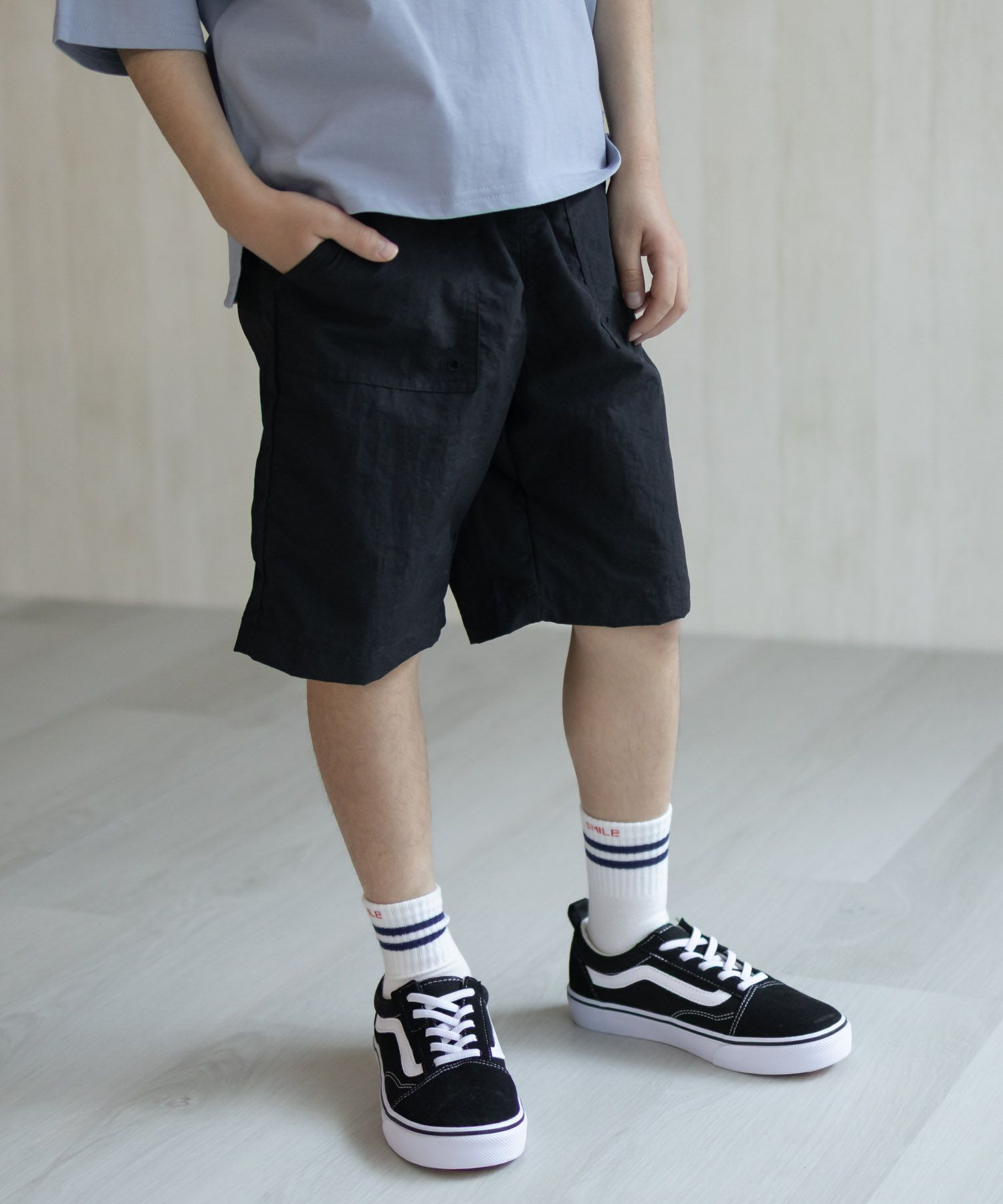 NAVY  水陸両用ナイロンショートパンツ キッズ商品サムネイル-6