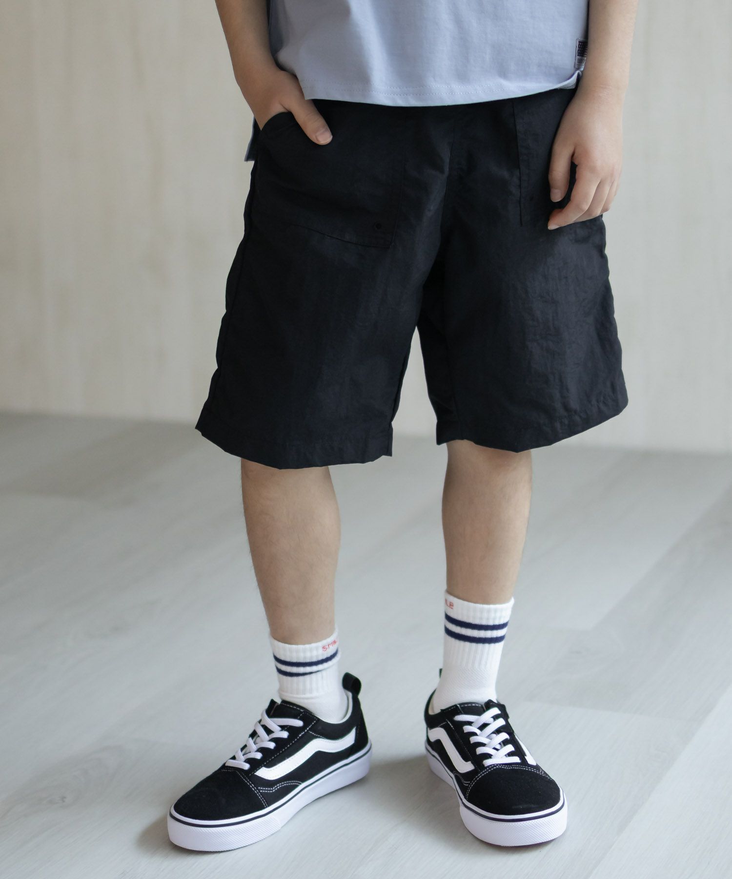 NAVY  水陸両用ナイロンショートパンツ キッズ商品サムネイル-7