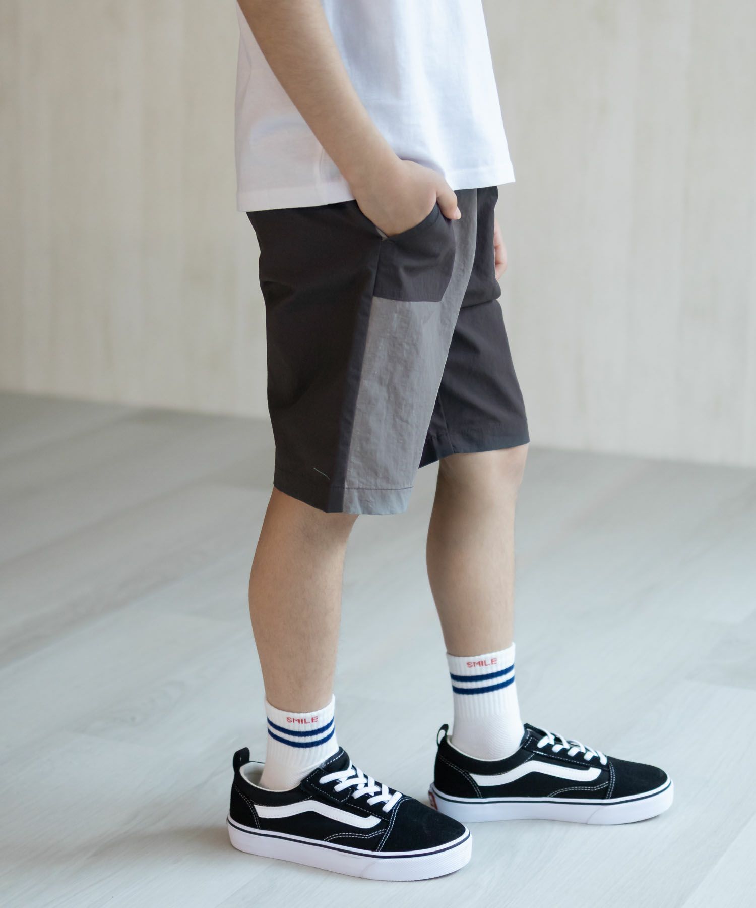NAVY  水陸両用ナイロンショートパンツ キッズ商品サムネイル-12