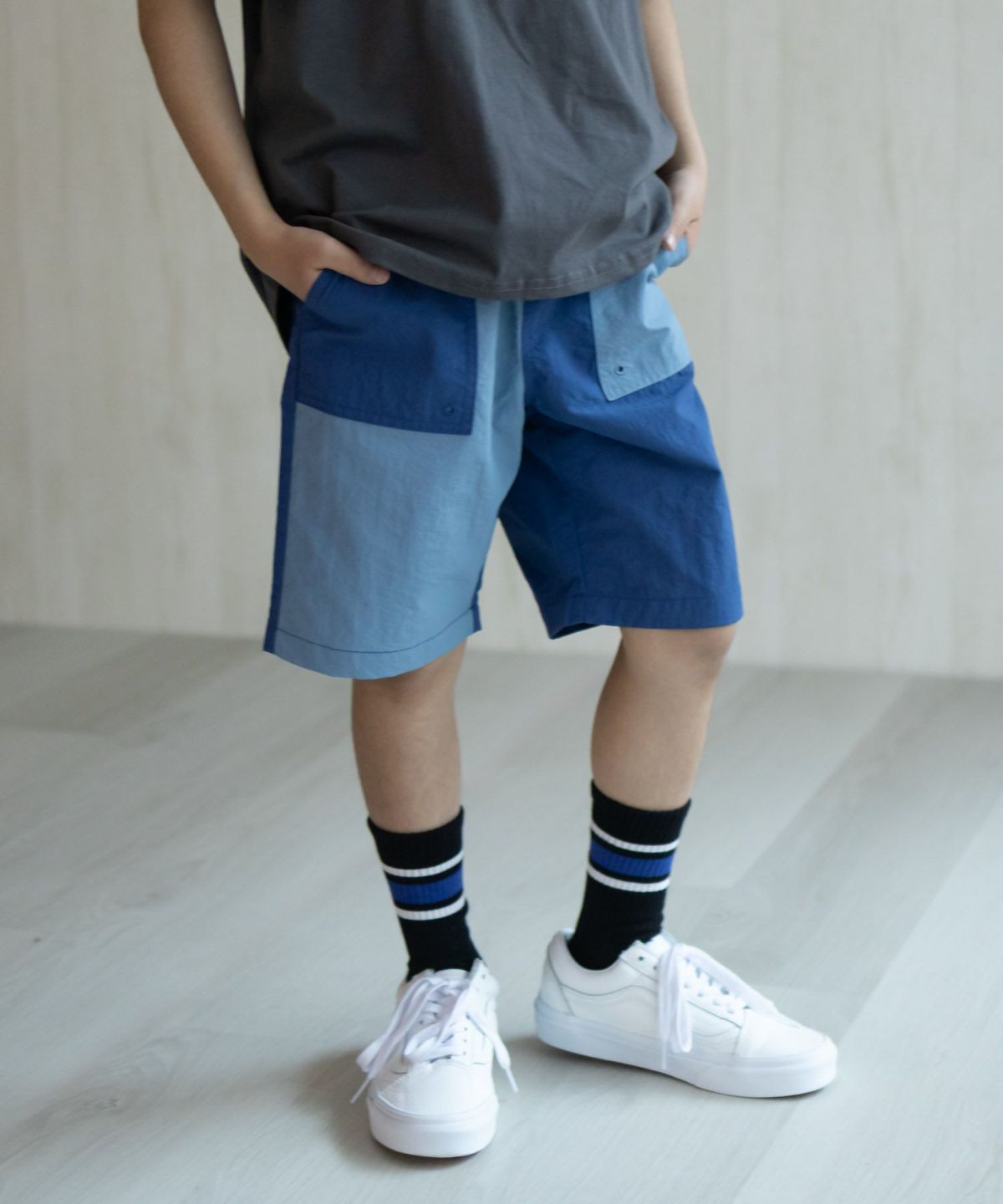 NAVY 水陸両用ナイロンショートパンツ キッズ