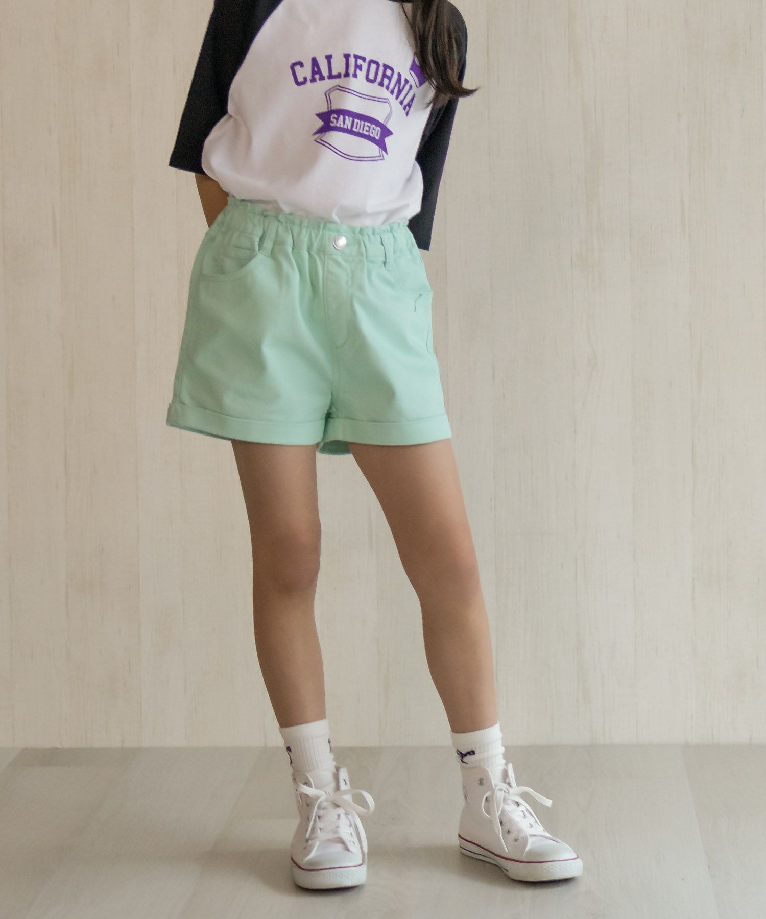 NAVY ツイルショートパンツ キッズ