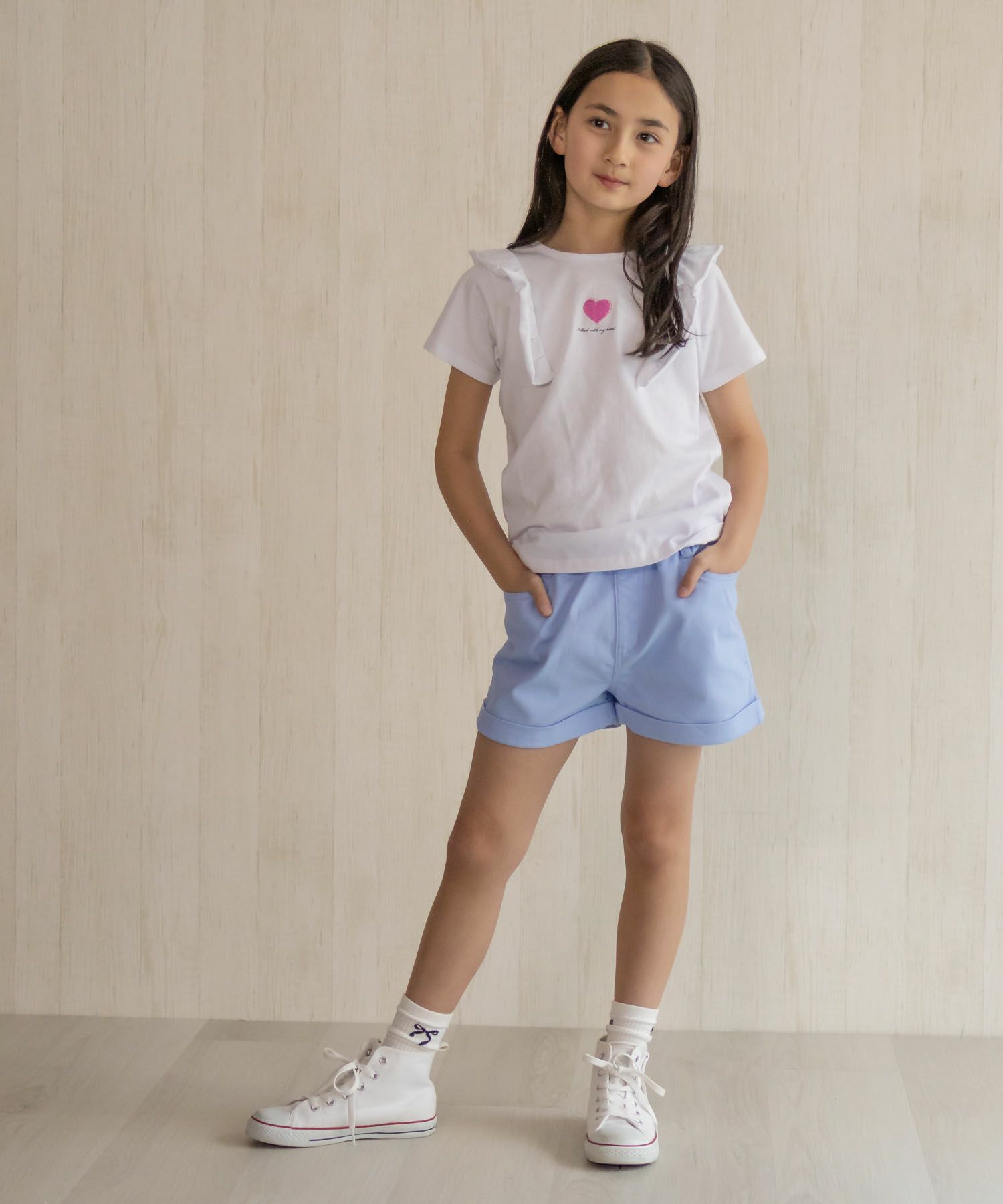 NAVY ツイルショートパンツ キッズ
