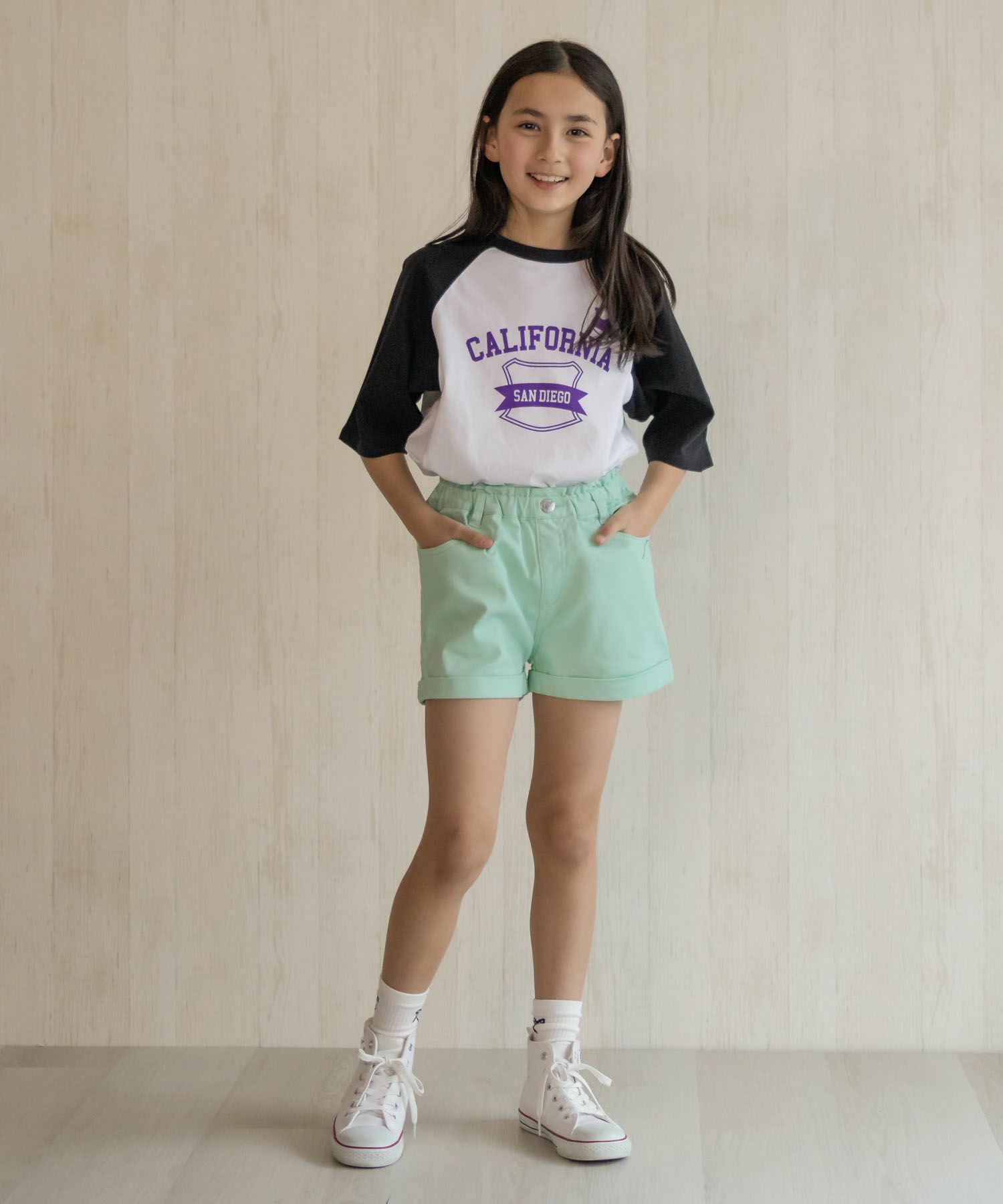 NAVY ツイルショートパンツ キッズ