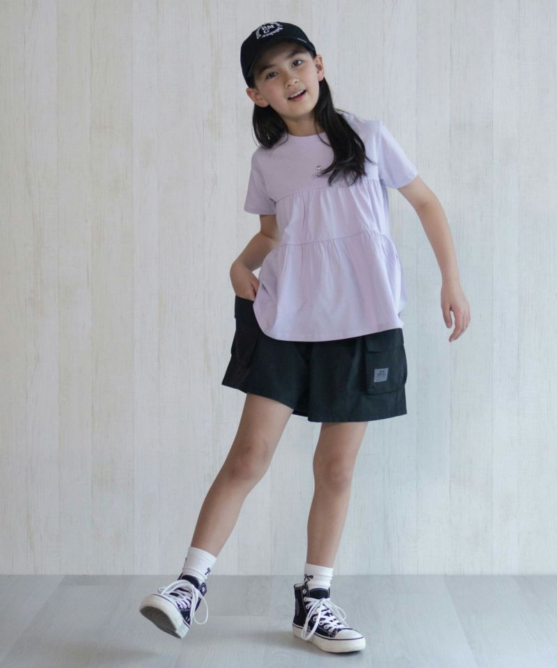 NAVY SARARI  水陸両用カーゴキュロット キッズ メール便 対応商品商品画像-13