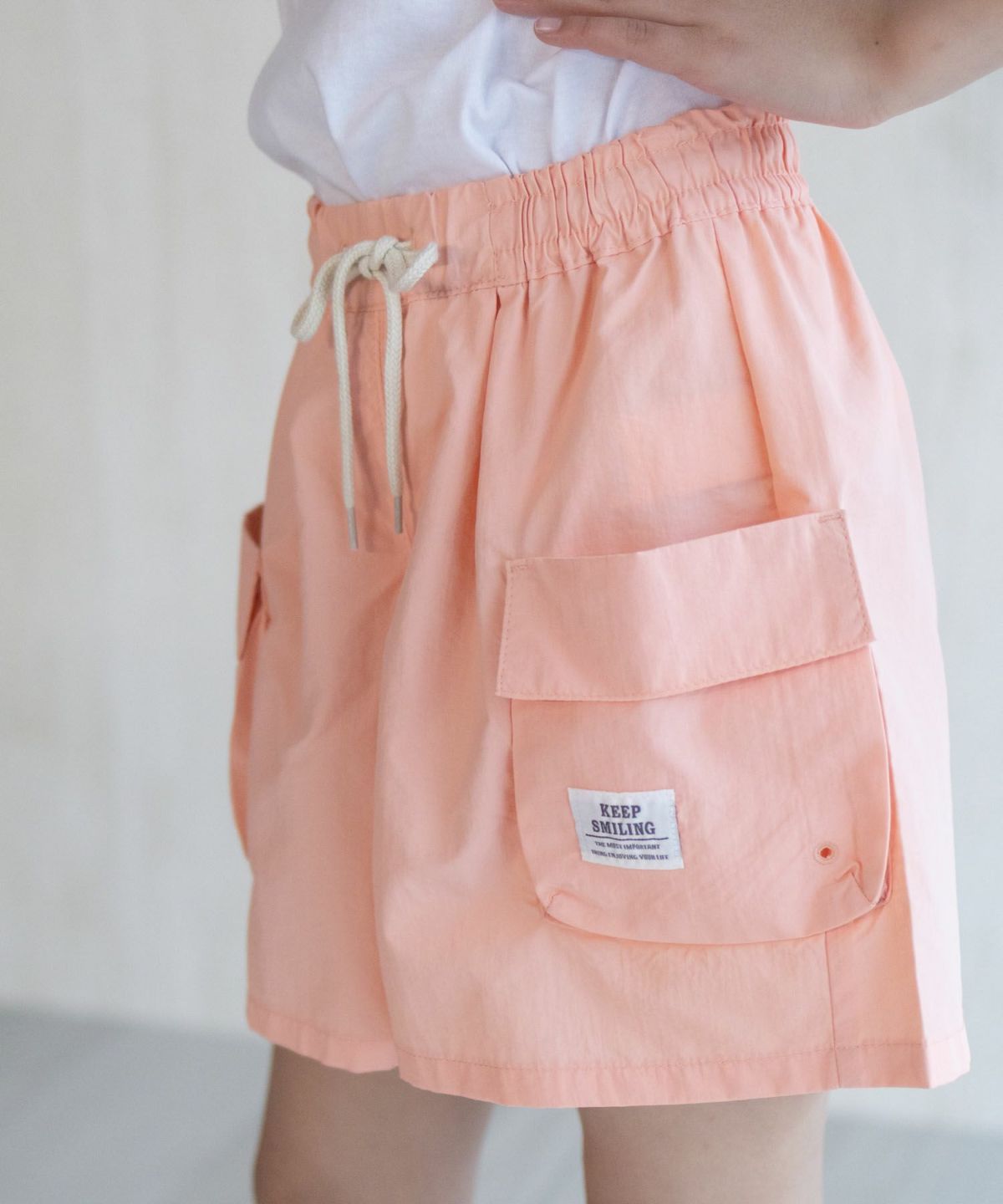 NAVY SARARI 水陸両用カーゴキュロット キッズ