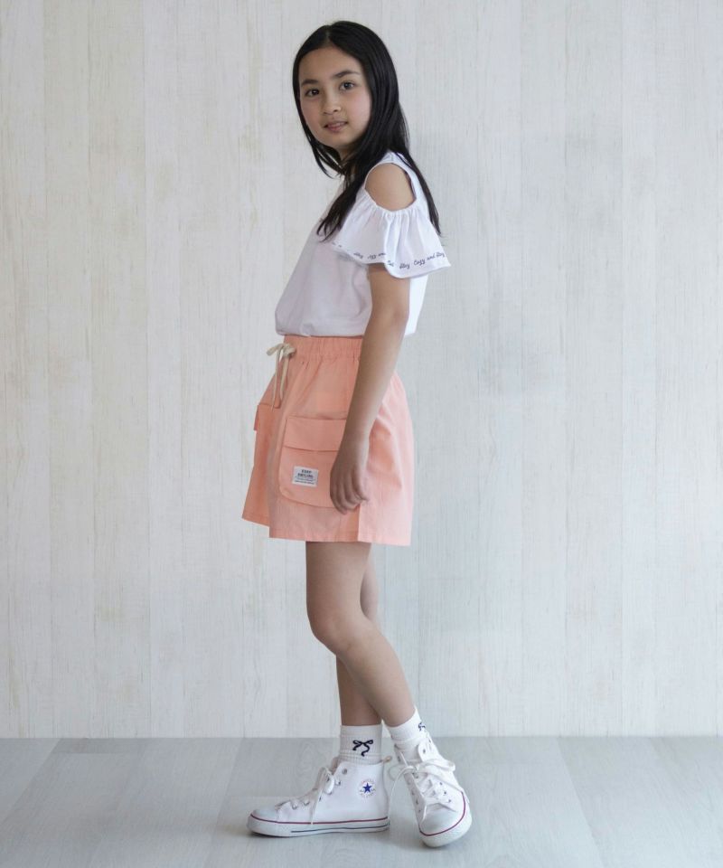 NAVY SARARI  水陸両用カーゴキュロット キッズ メール便 対応商品商品画像-16