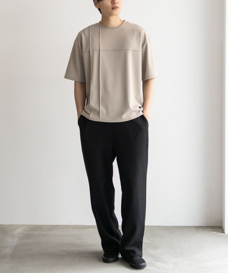 URBAN COLLECTION AIR Smoosy カットジョーゼットピンタックテーパードTシャツ メンズ メール便 対応商品商品画像-14