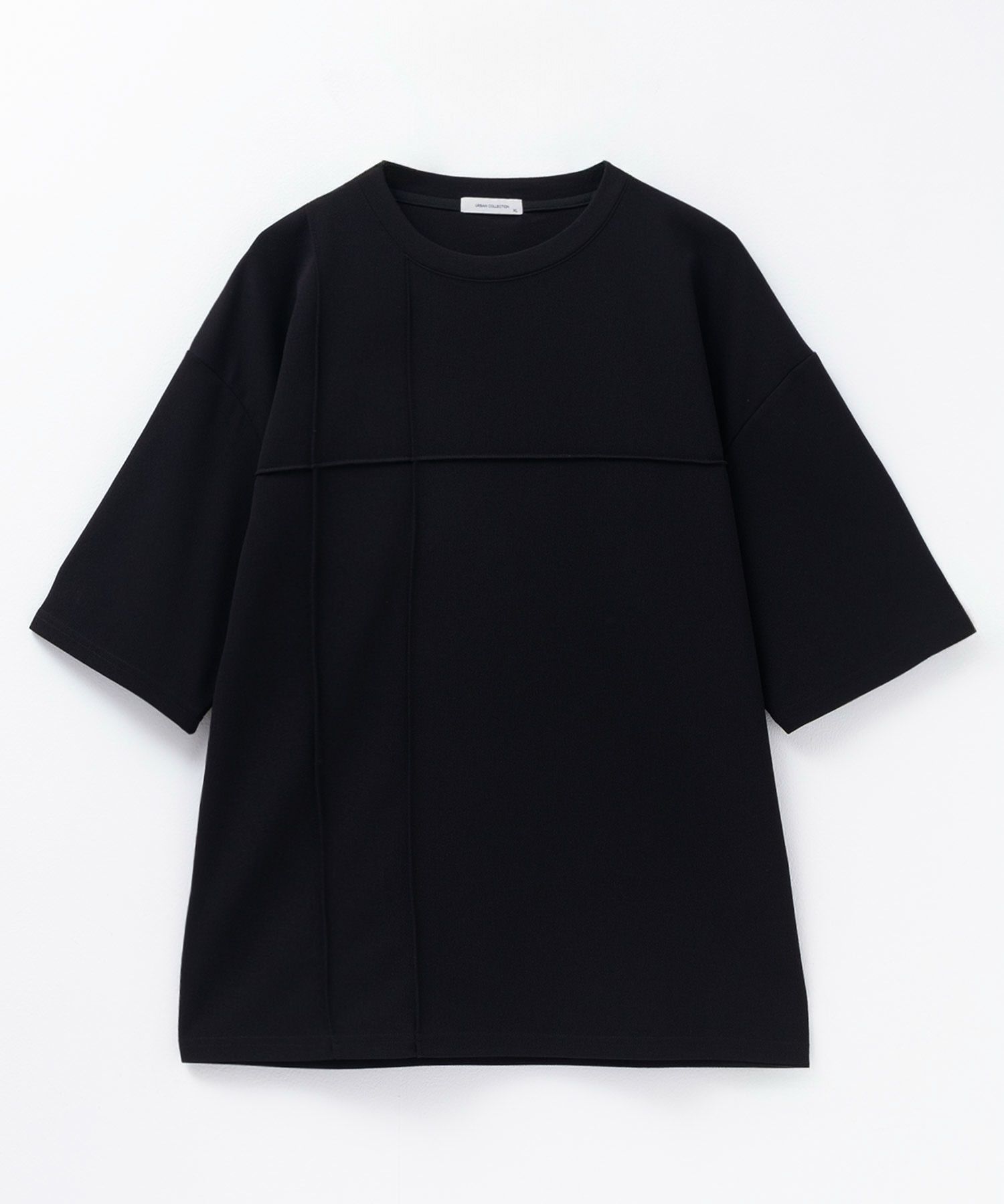 URBAN COLLECTION AIR Smoosy カットジョーゼットピンタックテーパードTシャツ メンズ ネコポス 対応商品