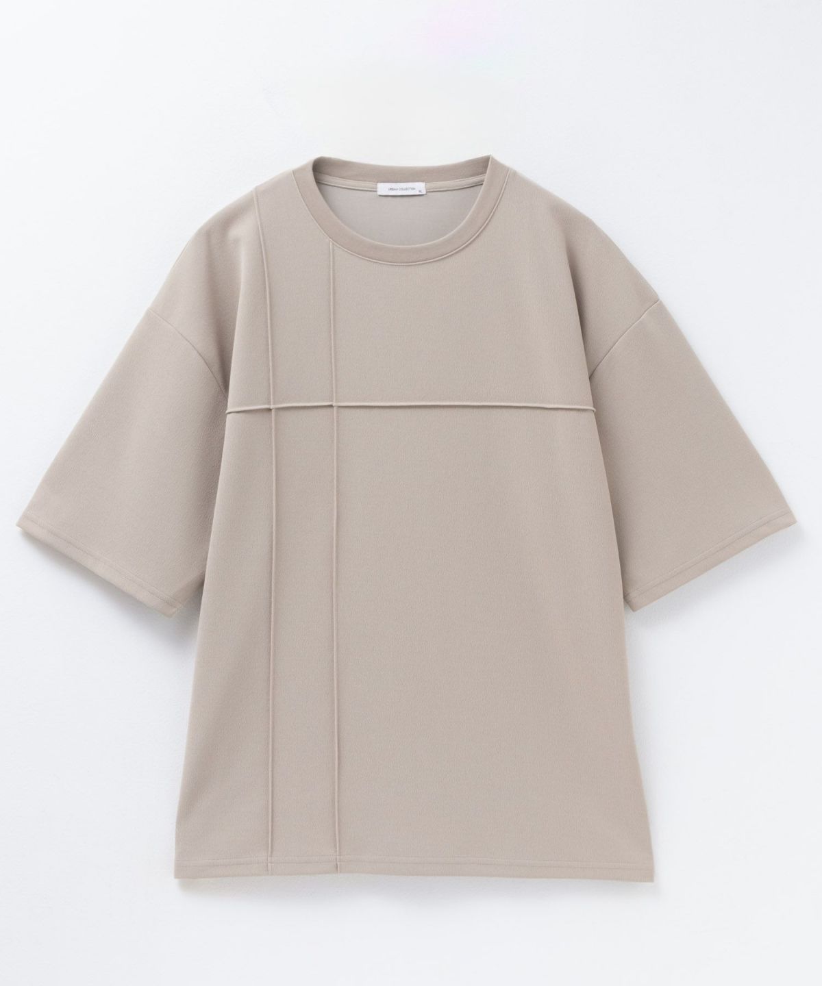 URBAN COLLECTION AIR Smoosy カットジョーゼットピンタックテーパードTシャツ メンズ ネコポス 対応商品