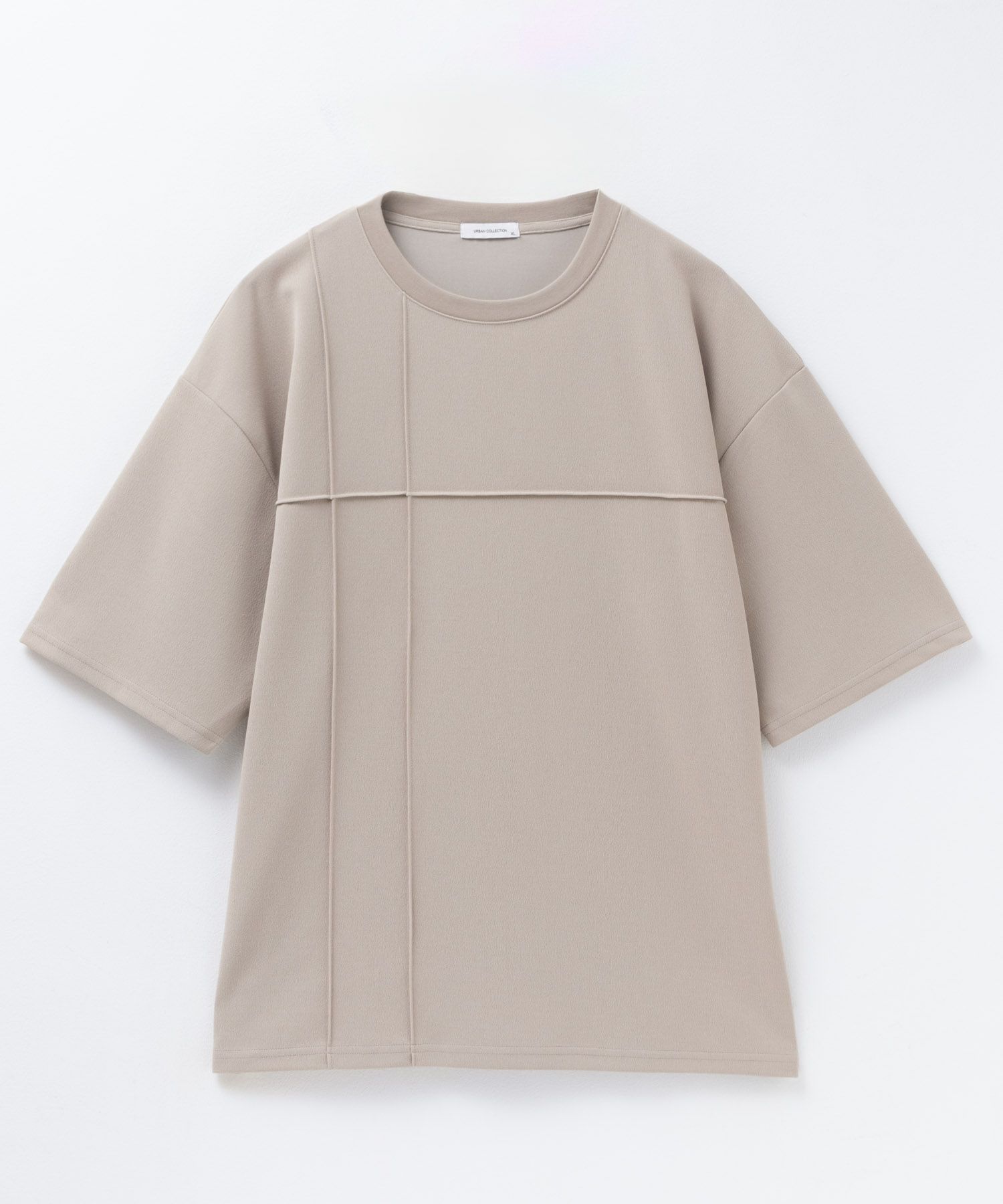 URBAN COLLECTION AIR Smoosy カットジョーゼットピンタックテーパードTシャツ メンズ ネコポス 対応商品