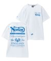 Norton ブルーラメプリントTシャツ メンズ