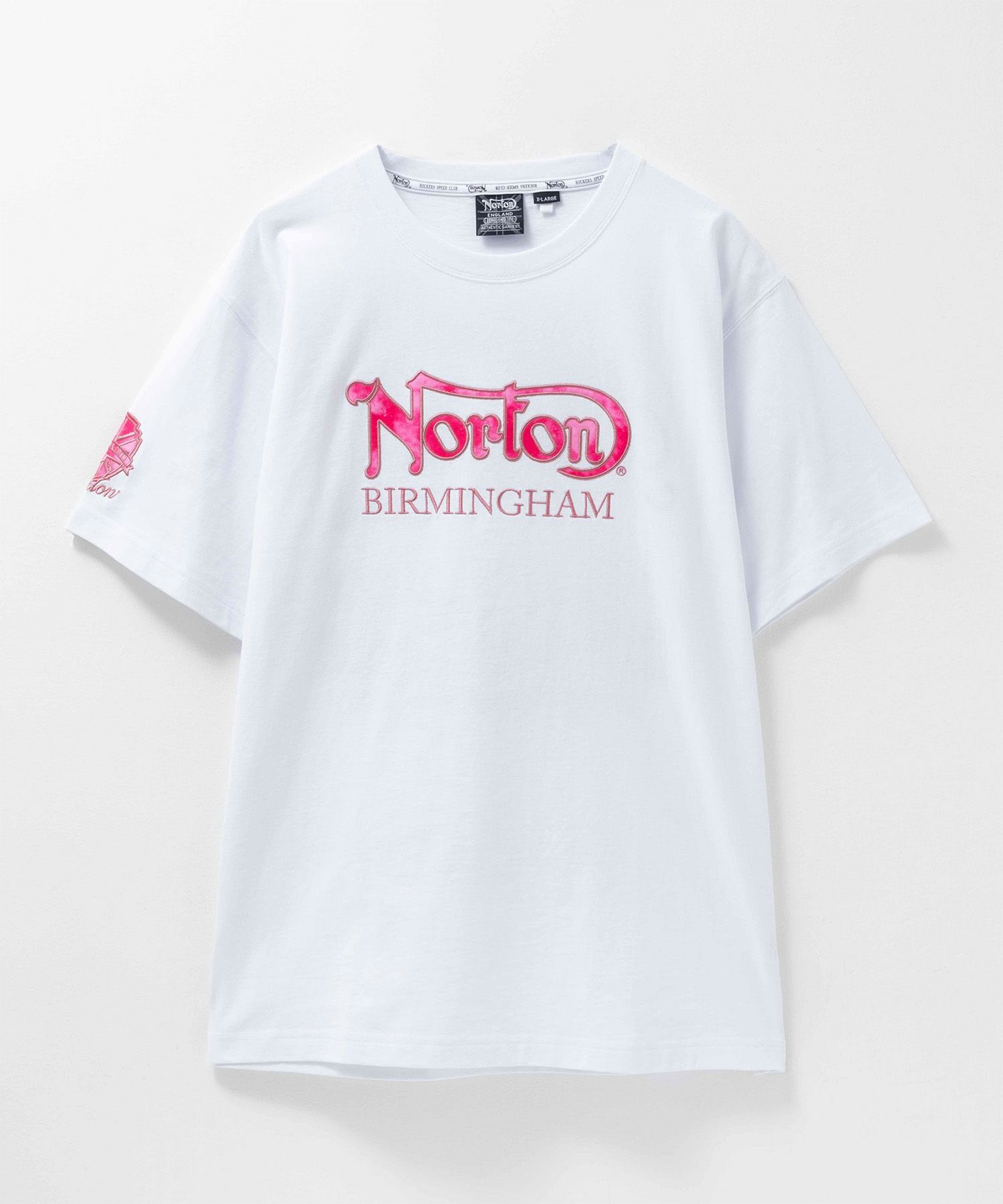 Norton  ピンクフェザーワッペンTシャツ メンズ商品サムネイル-5