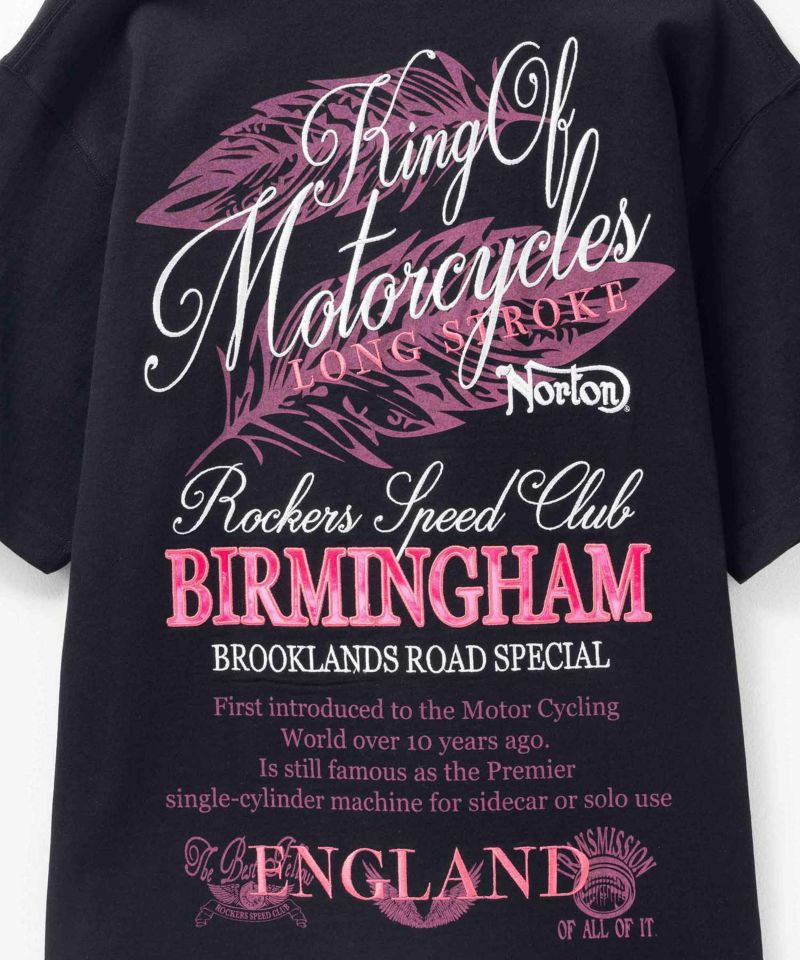 Norton  ピンクフェザーワッペンTシャツ メンズ商品画像-9