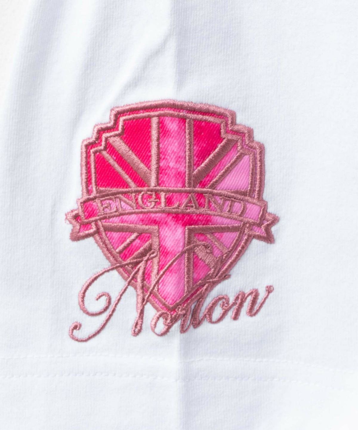 Norton ピンクフェザーワッペンTシャツ メンズ