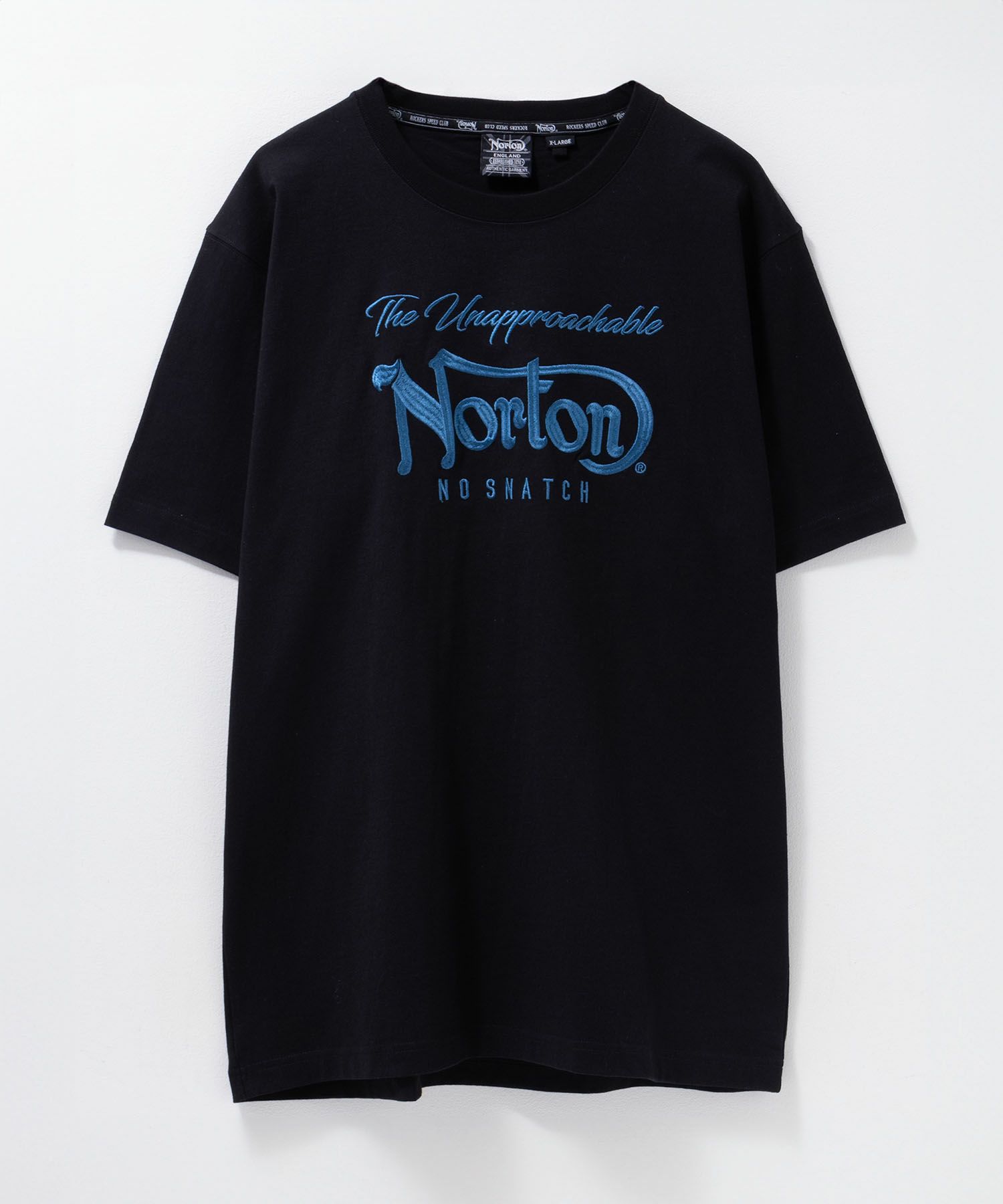 Norton  ブルーワッペン刺繍Tシャツ メンズ商品サムネイル-3