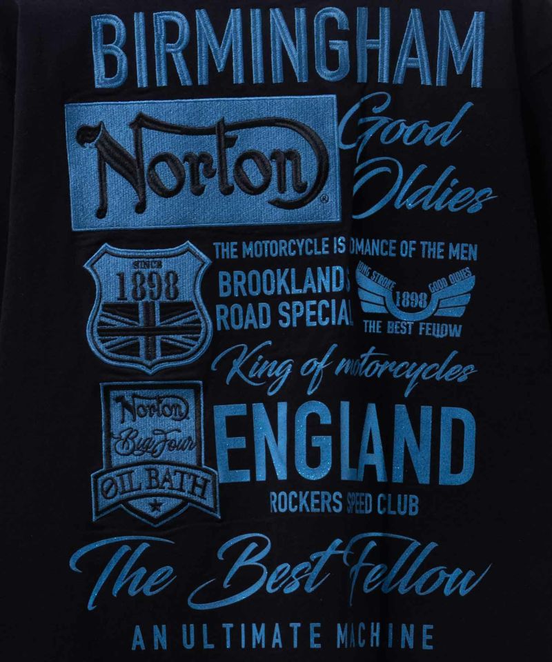 Norton  ブルーワッペン刺繍Tシャツ メンズ商品画像-8