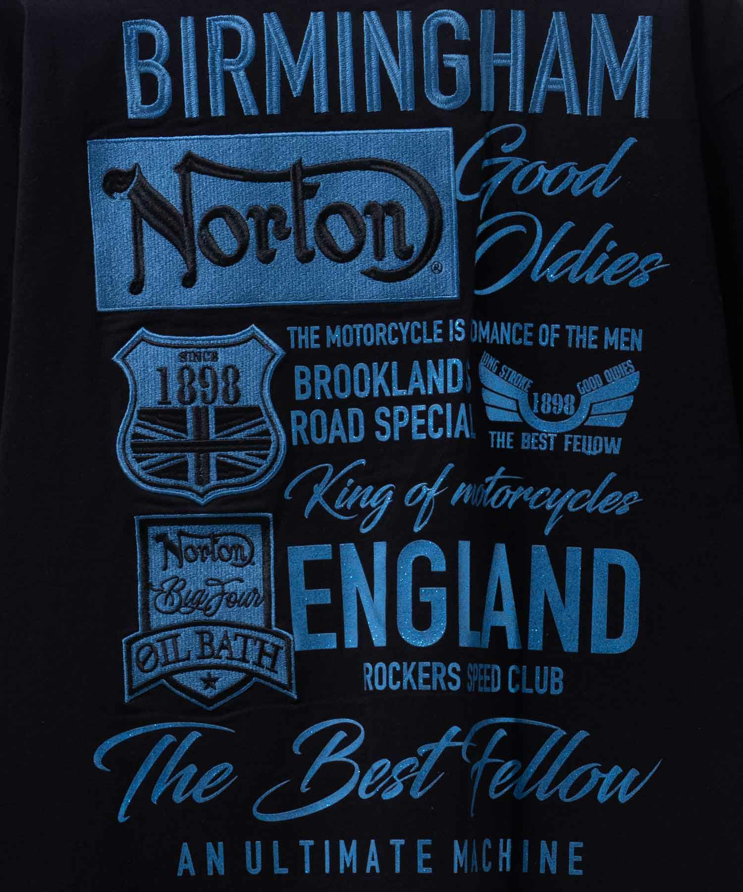 Norton  ブルーワッペン刺繍Tシャツ メンズ商品サムネイル-8