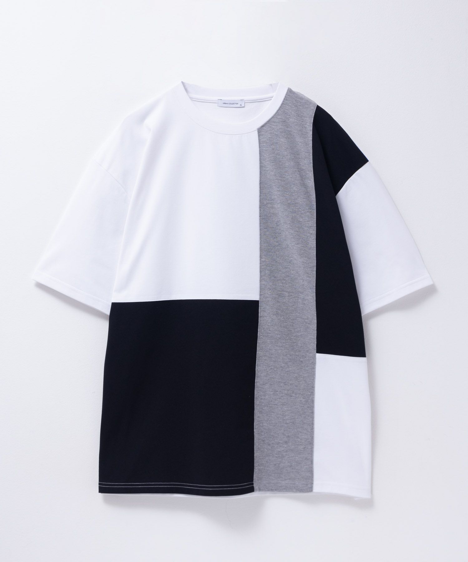 URBAN COLLECTION  AIR Smoosy 切替Tシャツ メンズ メール便 対応商品商品サムネイル-1