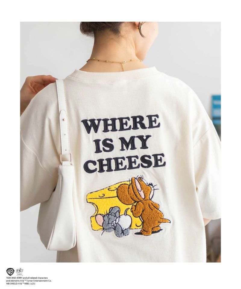 Tom and Jerry サガラ刺繍Tシャツ レディース メール便 対応商品商品画像-12