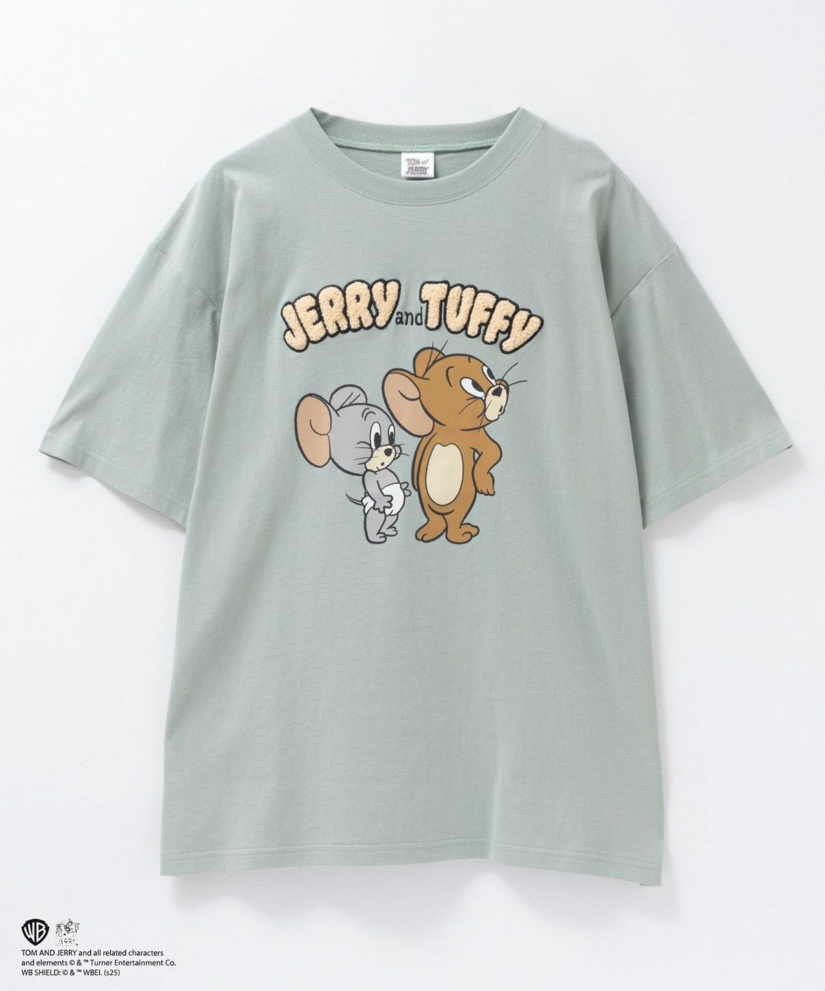 Tom and Jerry サガラ刺繍Tシャツ レディース ネコポス 対応商品