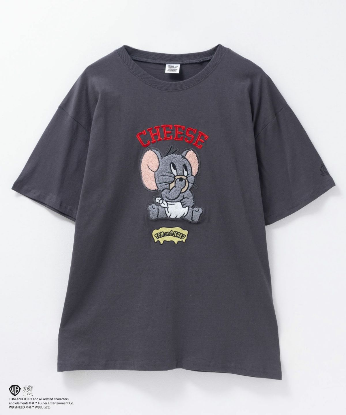 Tom and Jerry サガラ刺繍Tシャツ レディース ネコポス 対応商品