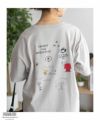 PEANUTS SNOOPY 刺繍プリントTシャツ レディース ネコポス 対応商品