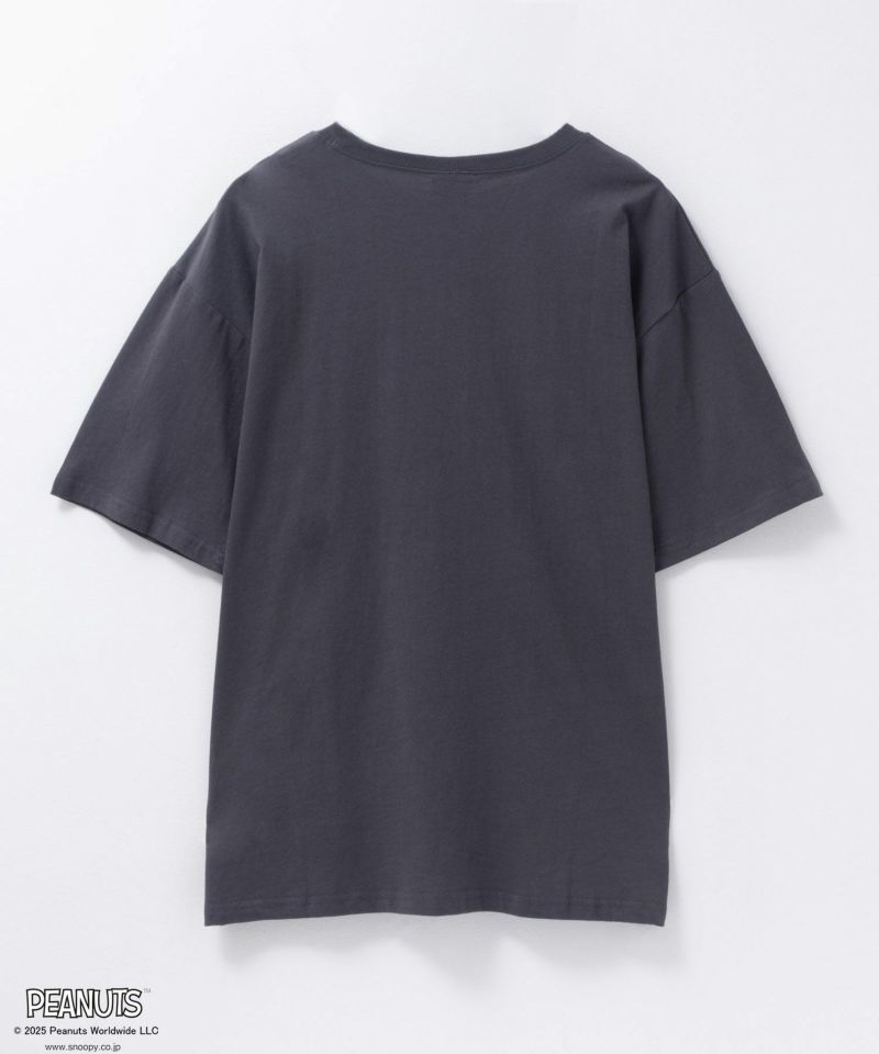 PEANUTS SNOOPY 刺繍プリントTシャツ レディース メール便 対応商品商品画像-24