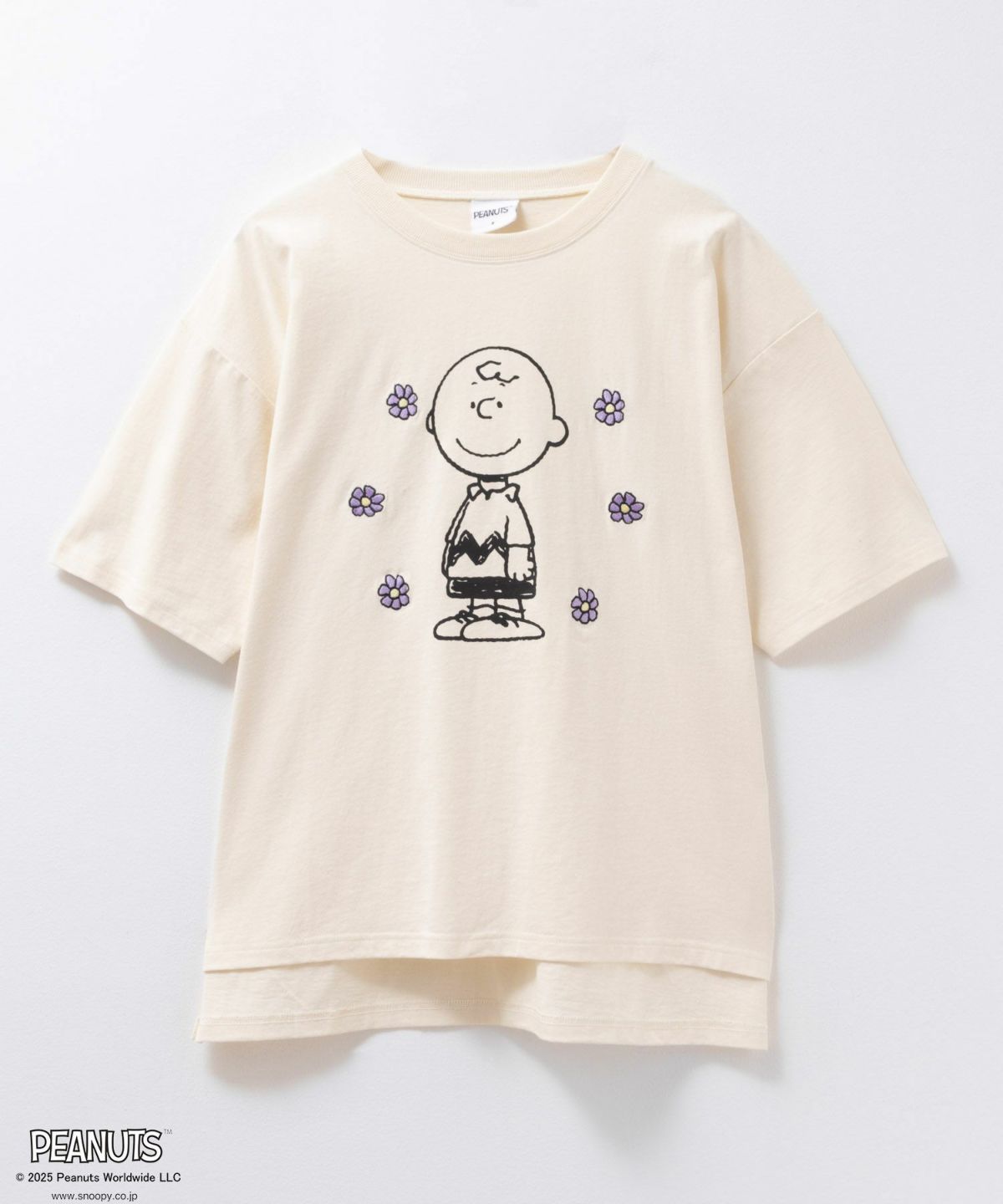 PEANUTS SNOOPY 刺繍プリントTシャツ レディース ネコポス 対応商品