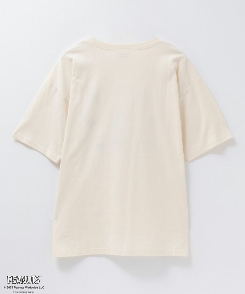 PEANUTS SNOOPY 刺繍プリントTシャツ レディース メール便 対応商品商品画像-26
