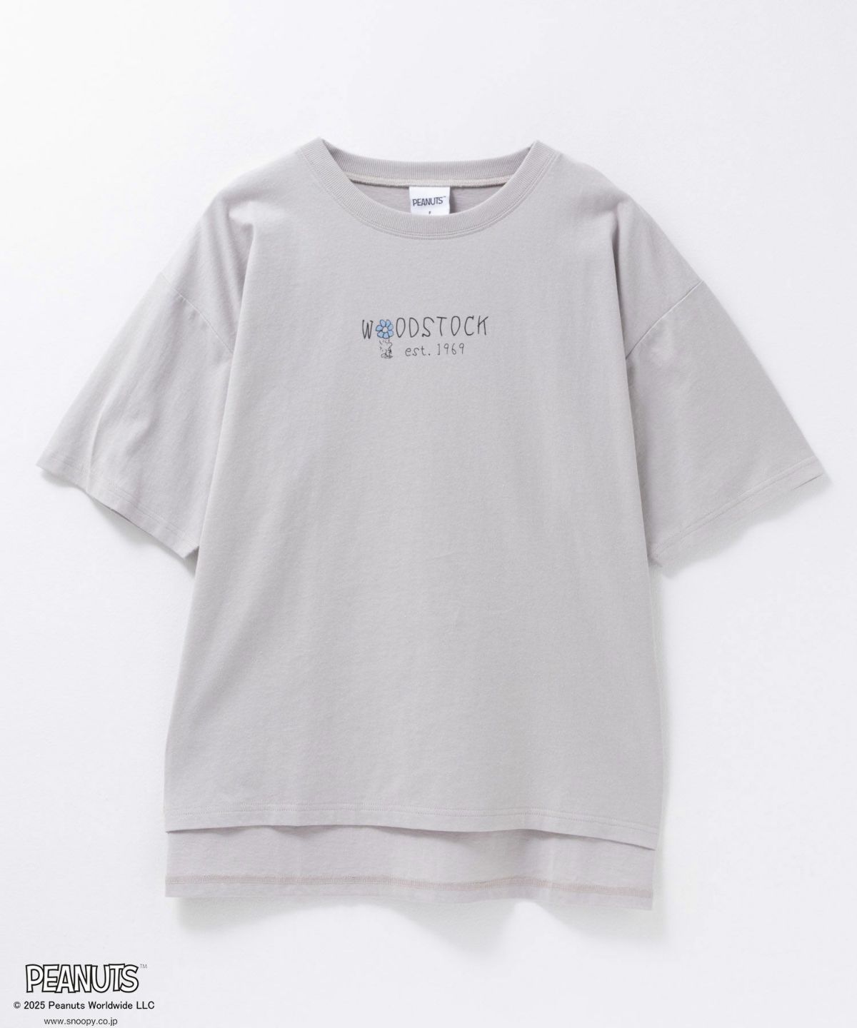 PEANUTS SNOOPY 刺繍プリントTシャツ レディース ネコポス 対応商品