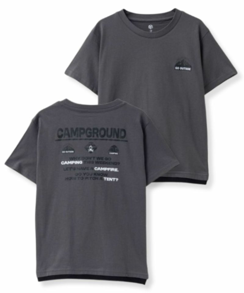T-GRAPHICS  ストリート系ロゴTシャツ キッズ ネコポス 対応商品商品画像-1