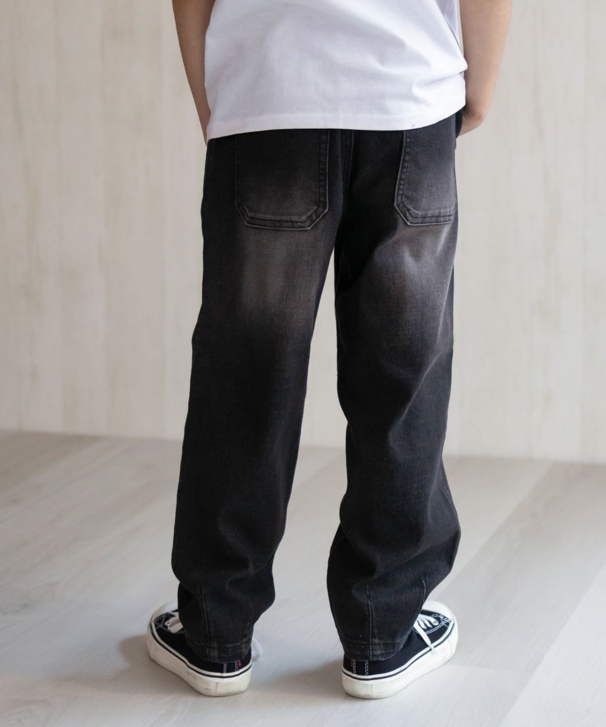 デニムバレルレッグパンツ キッズ